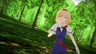 [東方MMD] わからせたいアリス | Run, Marisa, Run （レンゲ式 アリス・マーガトロイド + Miy式 霧雨魔理沙）