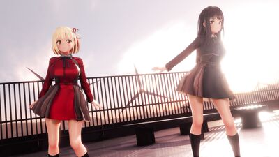 リコリス Lycoris 千束 & たきな Chisato & Takina - Sweetiex2 -School Uniform Ver.-
