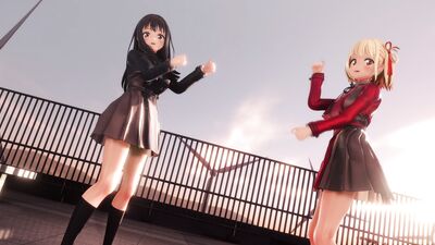 リコリス Lycoris 千束 & たきな Chisato & Takina - Sweetiex2 -School Uniform Ver.-