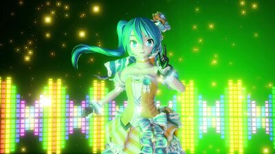 MMD アイドル 初音ミク Orange Blossom Module QHD 1440p 60fps