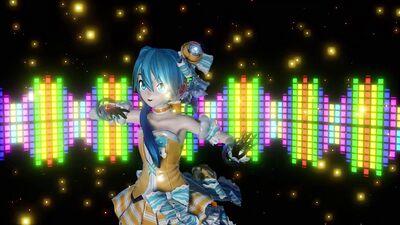 MMD アイドル 初音ミク Orange Blossom Module QHD 1440p 60fps