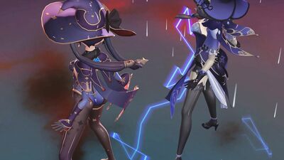 MMD Genshin Witches Lisa and Mona Dancing to Jewel
