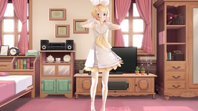 【MMD】きゅんきゅんリンきゅんきゅん♡ "Kagamine Rin - 鏡音リン" [4K]