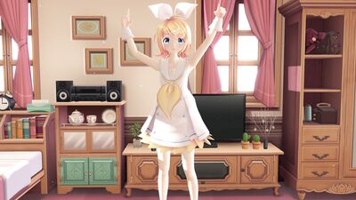 【MMD】きゅんきゅんリンきゅんきゅん♡ "Kagamine Rin - 鏡音リン" [4K]