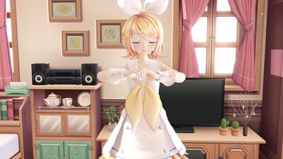 【MMD】きゅんきゅんリンきゅんきゅん♡ "Kagamine Rin - 鏡音リン" [4K]
