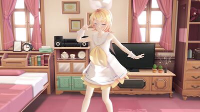 【MMD】きゅんきゅんリンきゅんきゅん♡ "Kagamine Rin - 鏡音リン" [4K]