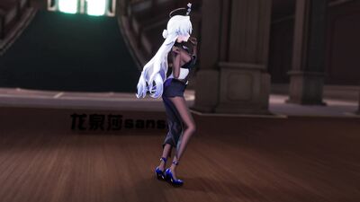 黑丝-知更鸟-布料解算-4k