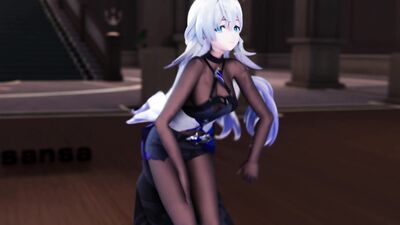 黑丝-知更鸟-布料解算-4k