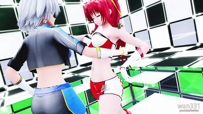 【Touhou MMD】dangerous party - sakuya meiling
