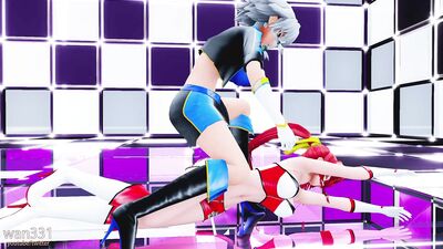 【Touhou MMD】dangerous party - sakuya meiling