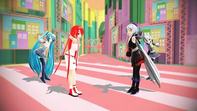 MMD Drop Pop Candy (Kiku, Miku, Mitsu,Haru)