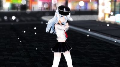(Ray-MMD) Kancolle Hibiki Tokyo Shandy Rendezvous