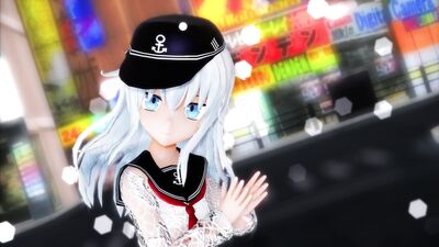 (Ray-MMD) Kancolle Hibiki Tokyo Shandy Rendezvous