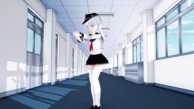 (Ray-MMD) Hibiki Rumor Police Piccadilly