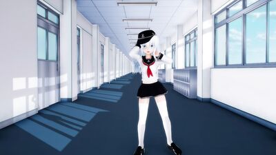 (Ray-MMD) Hibiki Rumor Police Piccadilly