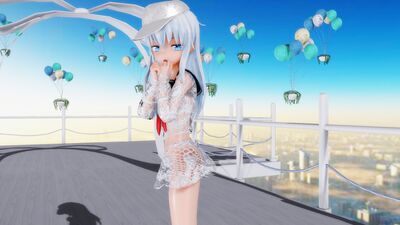 (Ray-MMD) Hibiki Chameleon Surii.mp4