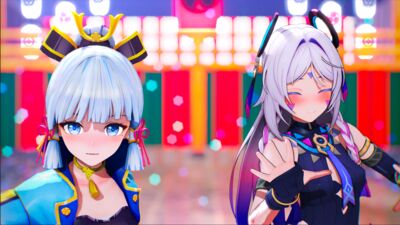 【MMD 原神  4K/60fps】《Kamisato Ayaka (神里綾華)  Citlali (シトラリ) 》~《Discopled》