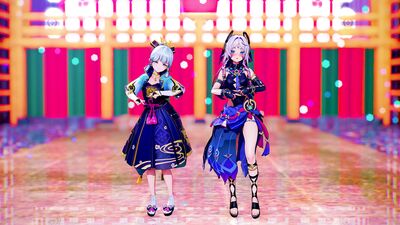 【MMD 原神  4K/60fps】《Kamisato Ayaka (神里綾華)  Citlali (シトラリ) 》~《Discopled》