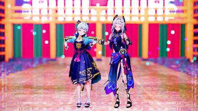 【MMD 原神  4K/60fps】《Kamisato Ayaka (神里綾華)  Citlali (シトラリ) 》~《Discopled》