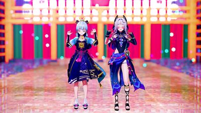 【MMD 原神  4K/60fps】《Kamisato Ayaka (神里綾華)  Citlali (シトラリ) 》~《Discopled》