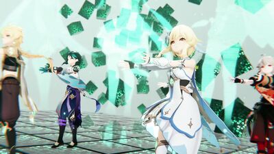 【MMD Genshin Impact】 MORE 【4NEMO feat. Lumine】