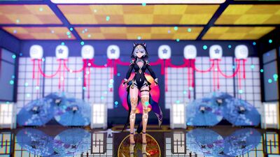 【MMD 崩壊：スターレイル 4K/60fps】《Cipher (サフェル)》~《AOA - 단발머리 (Short Hair)》