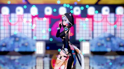 【MMD 崩壊：スターレイル 4K/60fps】《Cipher (サフェル)》~《AOA - 단발머리 (Short Hair)》