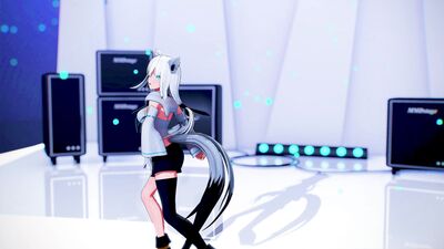 【MMD Hololive 4K/60fps】《Shirakami Fubuki (白上フブキ)》~《aespa 에스파 'Whiplash'》