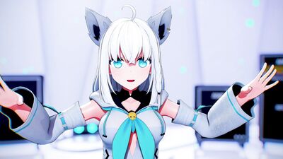【MMD Hololive 4K/60fps】《Shirakami Fubuki (白上フブキ)》~《aespa 에스파 'Whiplash'》