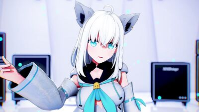 【MMD Hololive 4K/60fps】《Shirakami Fubuki (白上フブキ)》~《aespa 에스파 'Whiplash'》