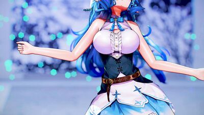 【MMD ホロライブ  4K/60fps】《Yukihana Lamy (雪花ラミィ)》~《aespa 에스파 'Whiplash'》