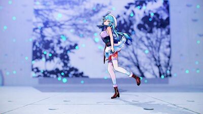 【MMD ホロライブ  4K/60fps】《Yukihana Lamy (雪花ラミィ)》~《aespa 에스파 'Whiplash'》