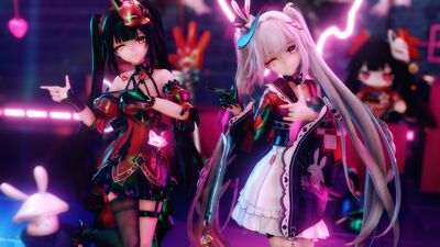 火花&花火 Sparxie & Sparkle - 愛包ダンスホール Heart Pie Dancehall