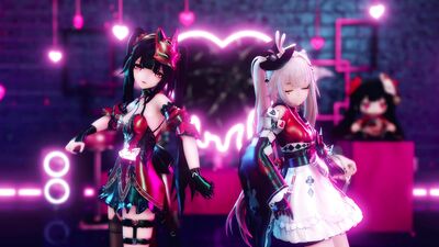 火花&花火 Sparxie & Sparkle - 愛包ダンスホール Heart Pie Dancehall