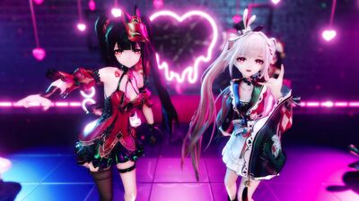 火花&花火 Sparxie & Sparkle - 愛包ダンスホール Heart Pie Dancehall