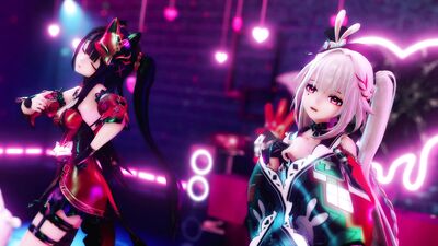 火花&花火 Sparxie & Sparkle - 愛包ダンスホール Heart Pie Dancehall