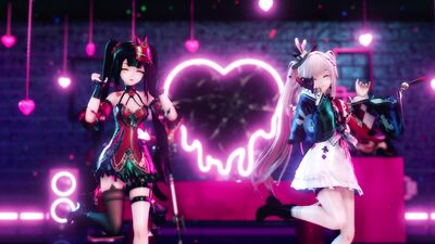 火花&花火 Sparxie & Sparkle - 愛包ダンスホール Heart Pie Dancehall