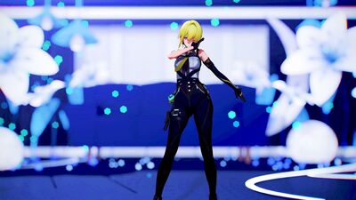 【MMD ZZZ  4K/60fps】《Evelyn Chevalier (イヴリン・シェヴァリエ)》~《D.Holic (디홀릭) - Chewy (쫄깃쫄깃)》