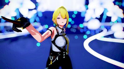 【MMD ZZZ  4K/60fps】《Evelyn Chevalier (イヴリン・シェヴァリエ)》~《D.Holic (디홀릭) - Chewy (쫄깃쫄깃)》