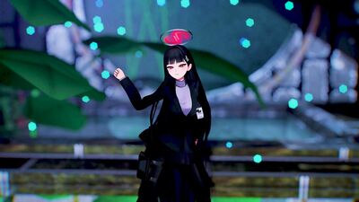 【MMD ブルーアーカイブ 4K/60fps】《Tsukatsuki Rio (調月リオ)》~《Red Velvet 레드벨벳 'Queendom》