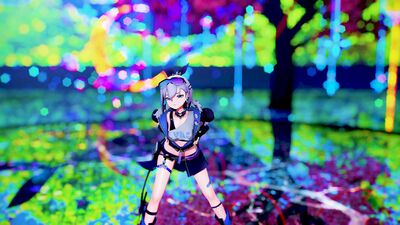 【MMD 崩壊：スターレイル 4K/60fps】《Silver Wolf (銀狼)》~《GIRL'S DAY - Something》