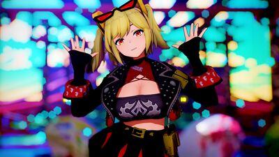 【MMD ゼンレスゾーンゼロ-ZZZ 4K/60fps】《Burnice White (バーニス・ホワイト)》~《NewJeans (뉴진스) 'ASAP'》