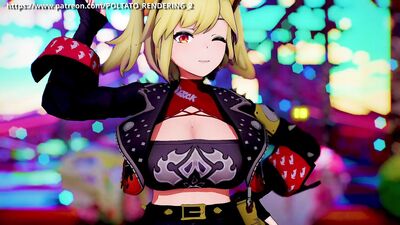 【MMD ゼンレスゾーンゼロ-ZZZ 4K/60fps】《Burnice White (バーニス・ホワイト)》~《NewJeans (뉴진스) 'ASAP'》