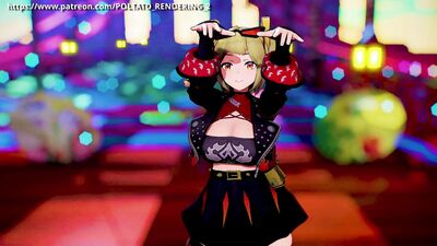 【MMD ゼンレスゾーンゼロ-ZZZ 4K/60fps】《Burnice White (バーニス・ホワイト)》~《NewJeans (뉴진스) 'ASAP'》