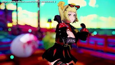 【MMD ゼンレスゾーンゼロ-ZZZ 4K/60fps】《Burnice White (バーニス・ホワイト)》~《NewJeans (뉴진스) 'ASAP'》