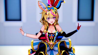 【MMD ホロライブ 4K/60fps】《Omaru Polka (尾丸ポルカ)》~《LE SSERAFIM (르세라핌) 'UNFORGIVEN'》