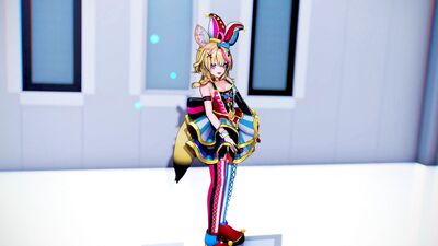 【MMD ホロライブ 4K/60fps】《Omaru Polka (尾丸ポルカ)》~《LE SSERAFIM (르세라핌) 'UNFORGIVEN'》
