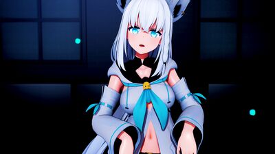 【MMD Hololive 4K/60fps】《Shirakami Fubuki (白上フブキ)》~《GIRL'S DAY - Something》