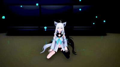 【MMD Hololive 4K/60fps】《Shirakami Fubuki (白上フブキ)》~《GIRL'S DAY - Something》