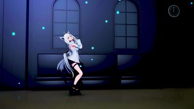 【MMD Hololive 4K/60fps】《Shirakami Fubuki (白上フブキ)》~《GIRL'S DAY - Something》